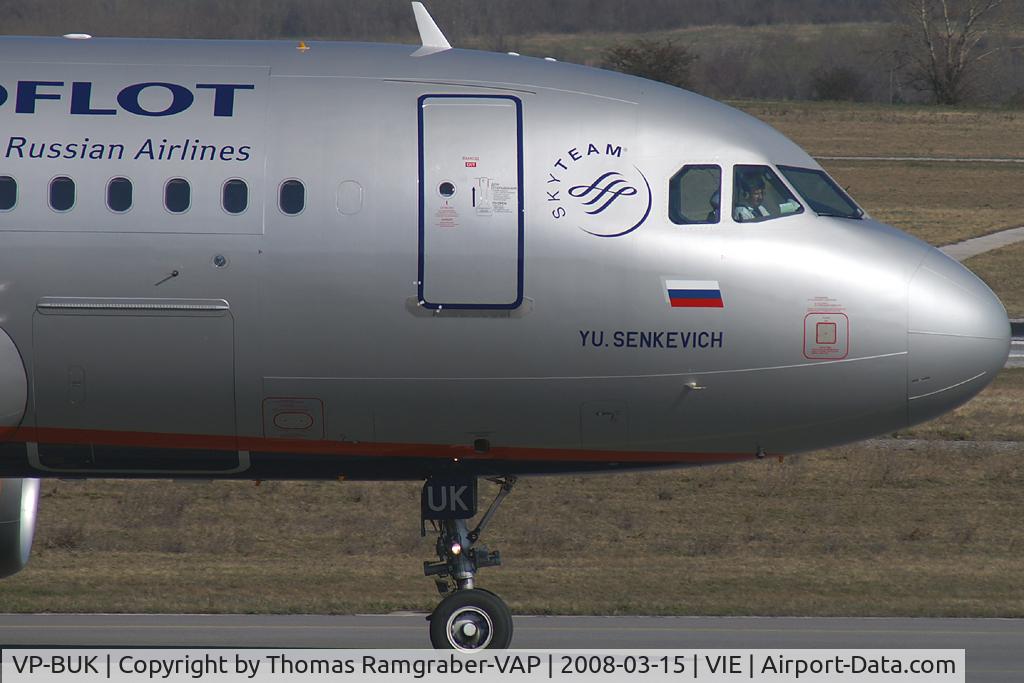 VP-BUK, 2007 Airbus A319-112 C/N 3281, Aeroflot - Russian International Airlines Airbus A319