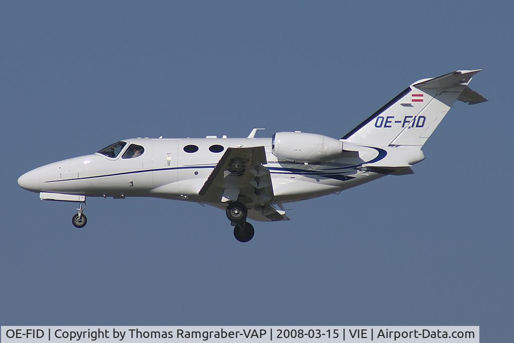 OE-FID, 2007 Cessna 510 Citation Mustang Citation Mustang C/N 510-0040, Intersky Cessna 510 Citation Mustang