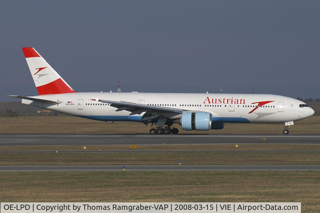 OE-LPD, 2006 Boeing 777-2Z9/ER C/N 35960, Austrian Airlines Boeing 777-200