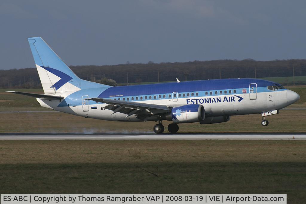 ES-ABC, 1995 Boeing 737-5Q8 C/N 26324, Estonian Air Boeing 737-500