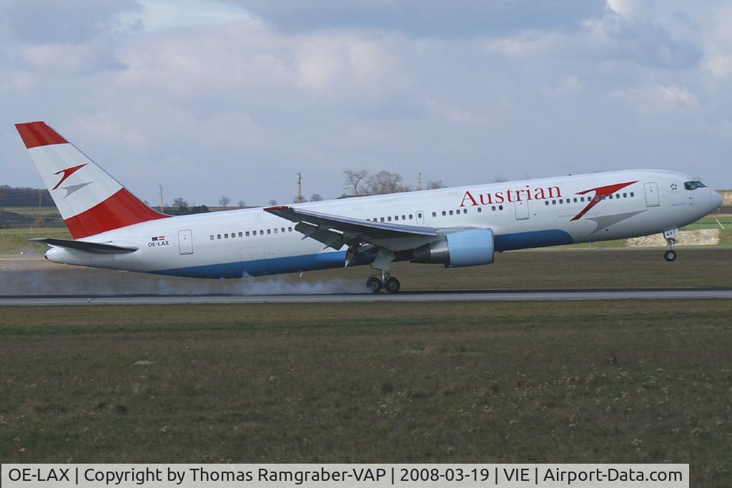 OE-LAX, 1992 Boeing 767-3Z9/ER C/N 27095, Austrian Airlines Boeing 767-300