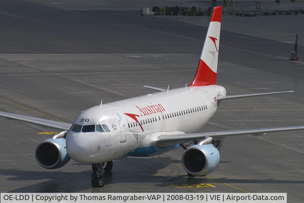 OE-LDD, 2005 Airbus A319-112 C/N 2416, Austrian Airlines Airbus A319