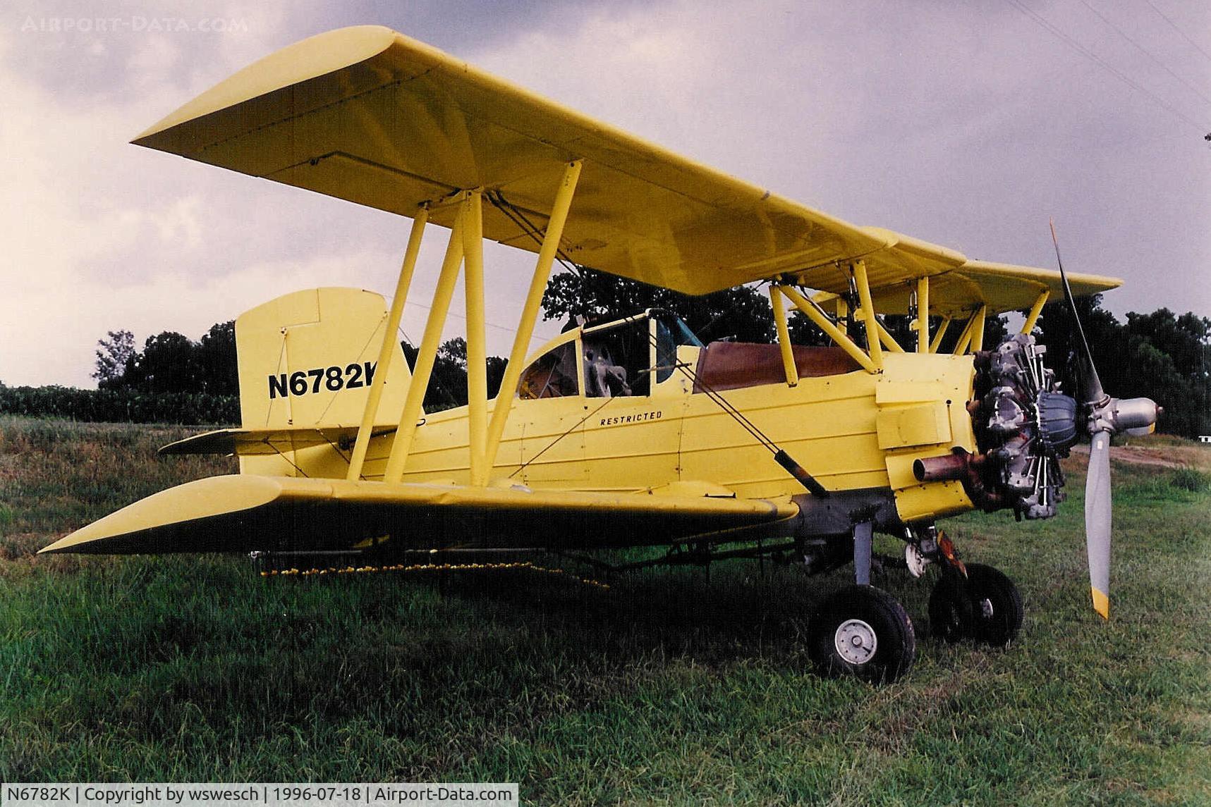 N6782K, 1978 Grumman-Schweizer G-164B C/N 479B, #479B.  R-1340-AN2 