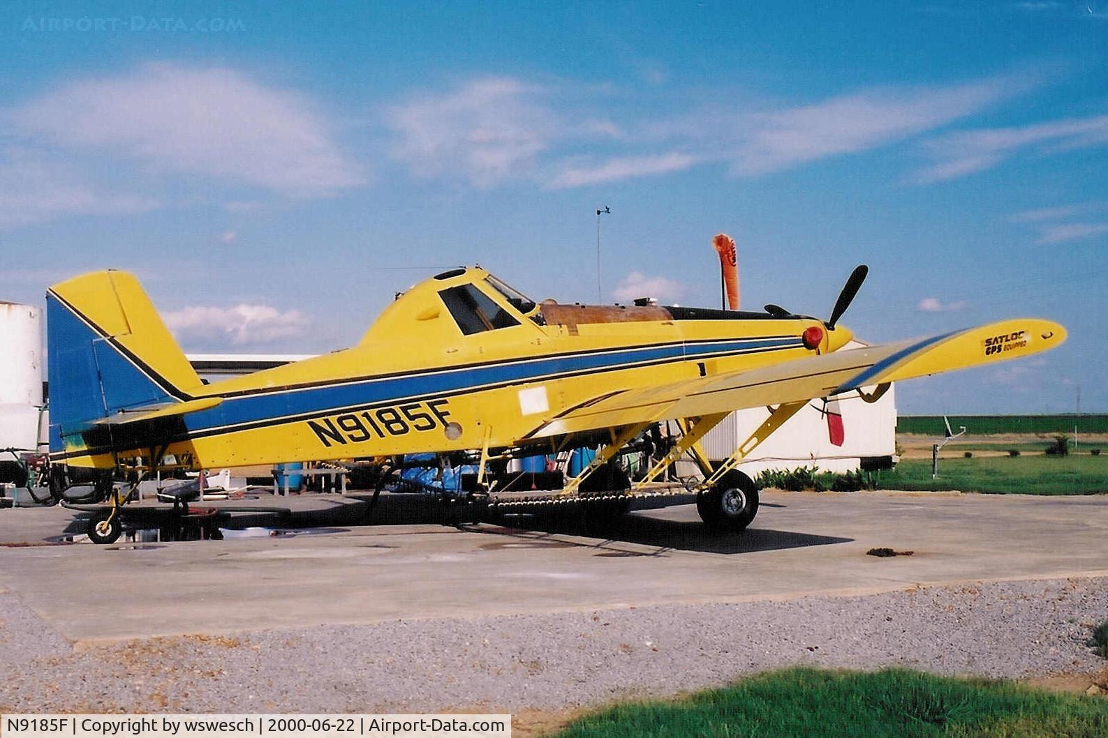 N9185F, 1993 Air Tractor Inc AT-502 C/N 502-0206, 1993 Air Tractor AT-502, #502-0206.  Schlater flying Service - Schlater, Mississippi.