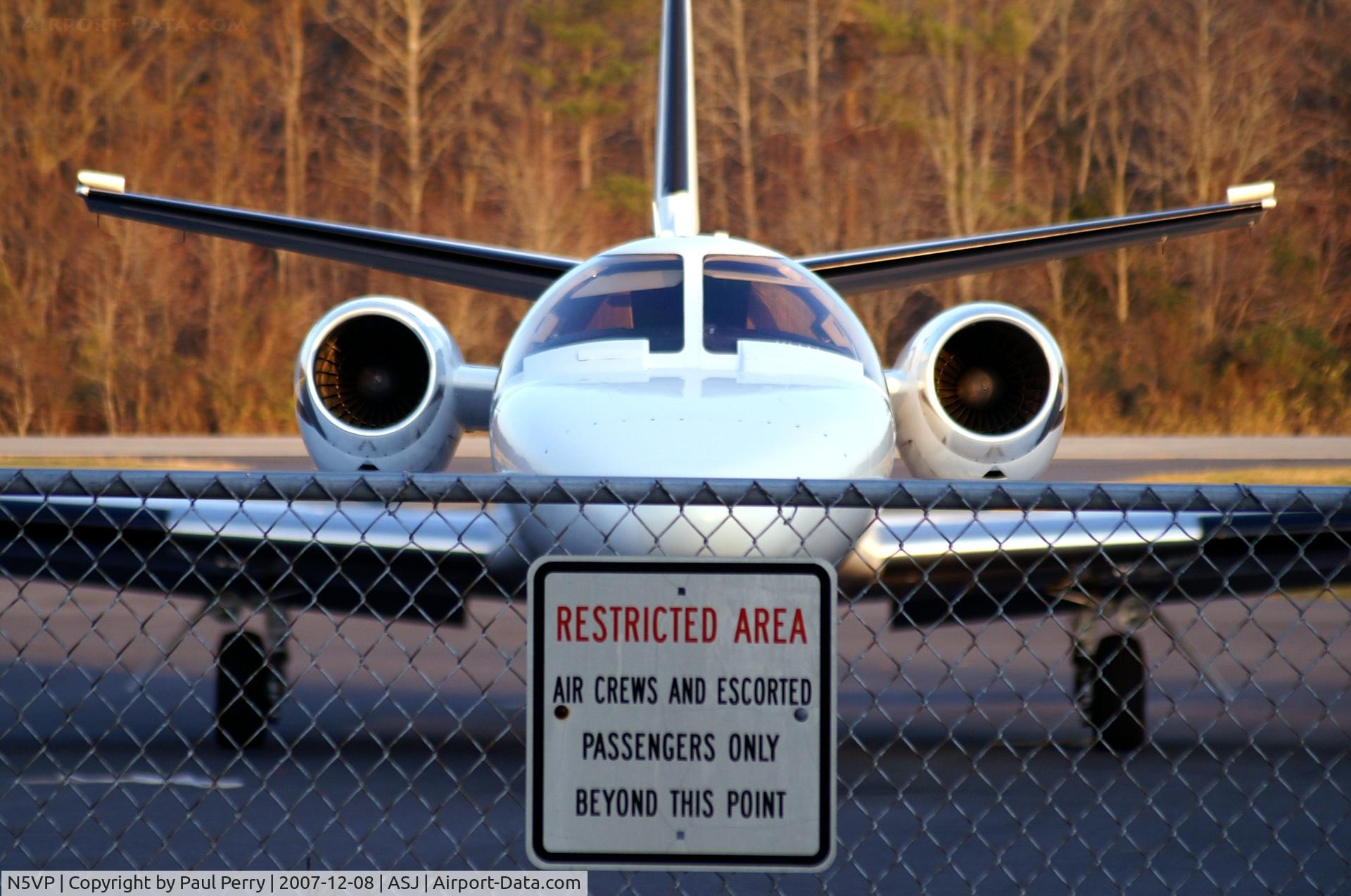 N5VP, 1978 Cessna 501 Citation I/SP C/N 501-0046, Clear enough