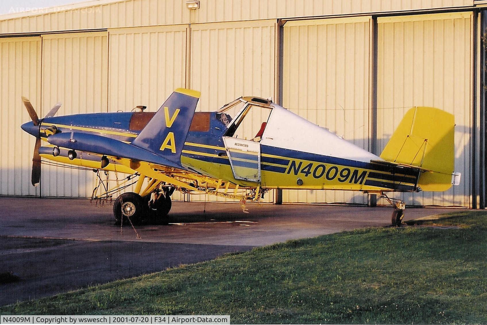 N4009M, 1979 Ayres S2R-T34 Thrush C/N 6012, 1979 Ayres Thrush S2R-T34, #6012.  Vance Aircraft - Firebaugh, California.