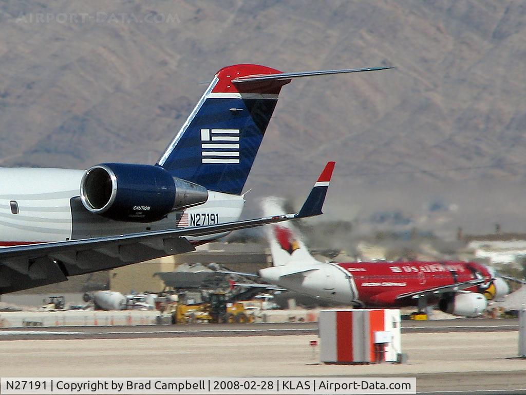 N27191, 1997 Canadair CRJ-200LR (CL-600-2B19) C/N 7191, US Airways - Express / 1997 Canadair CL-600-2B19
