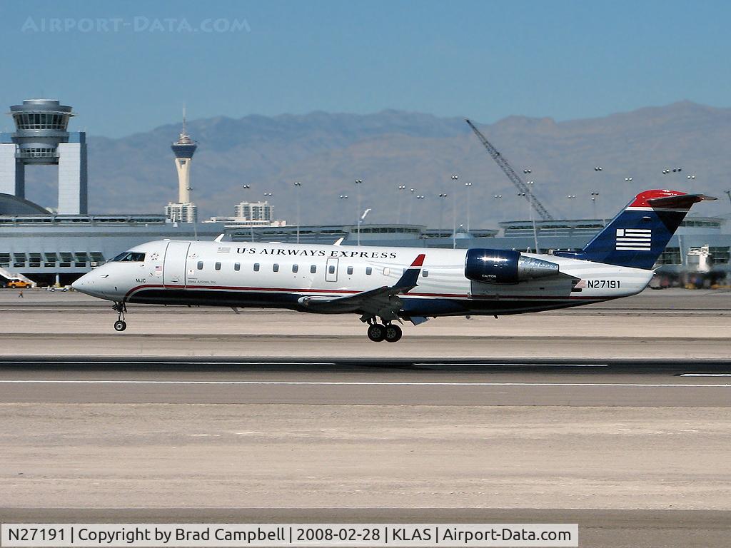 N27191, 1997 Canadair CRJ-200LR (CL-600-2B19) C/N 7191, US Airways - Express / 1997 Canadair CL-600-2B19