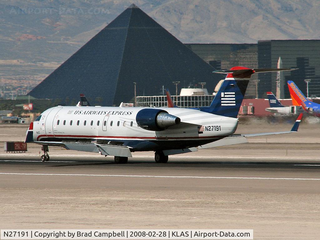 N27191, 1997 Canadair CRJ-200LR (CL-600-2B19) C/N 7191, US Airways / 1997 Canadair CL-600-2B19