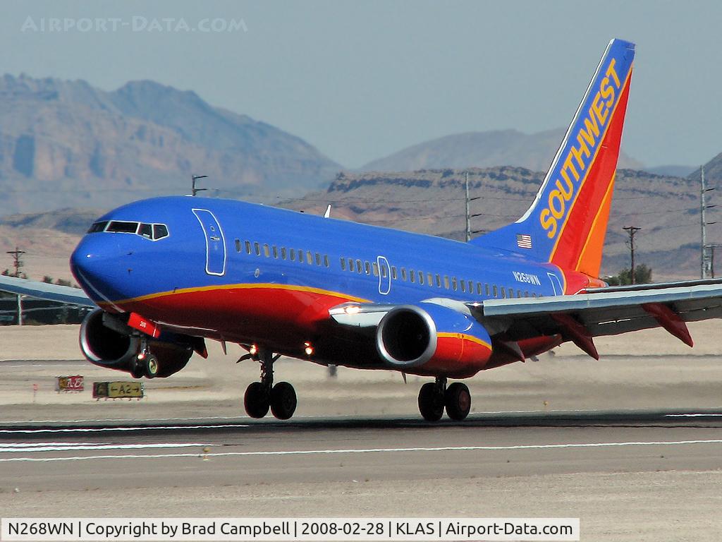 N268WN, 2007 Boeing 737-7H4 C/N 32524, Southwest Airlines / 2007 Boeing 737-7H4