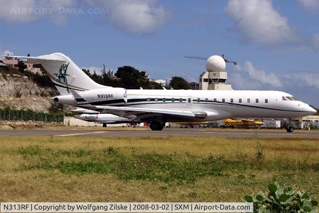 N313RF, 2006 Bombardier BD-700-1A10 Global Express C/N 9194, visitor
