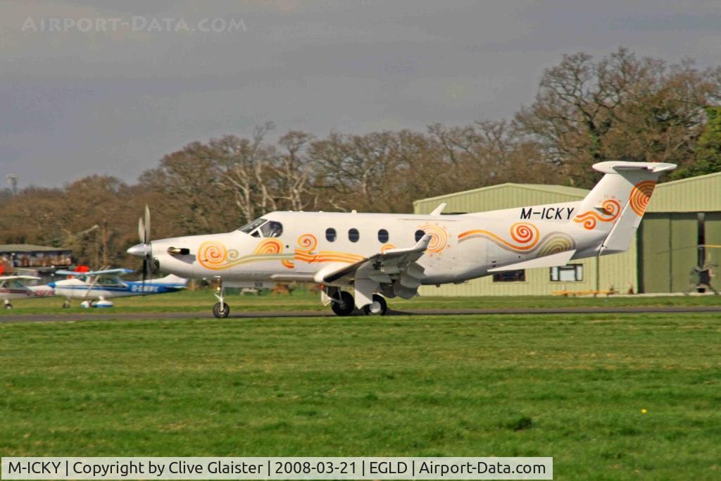 M-ICKY, 2003 Pilatus PC-12/45 C/N 508, Owned by: Saxon Logistics - Ex: N508DL
