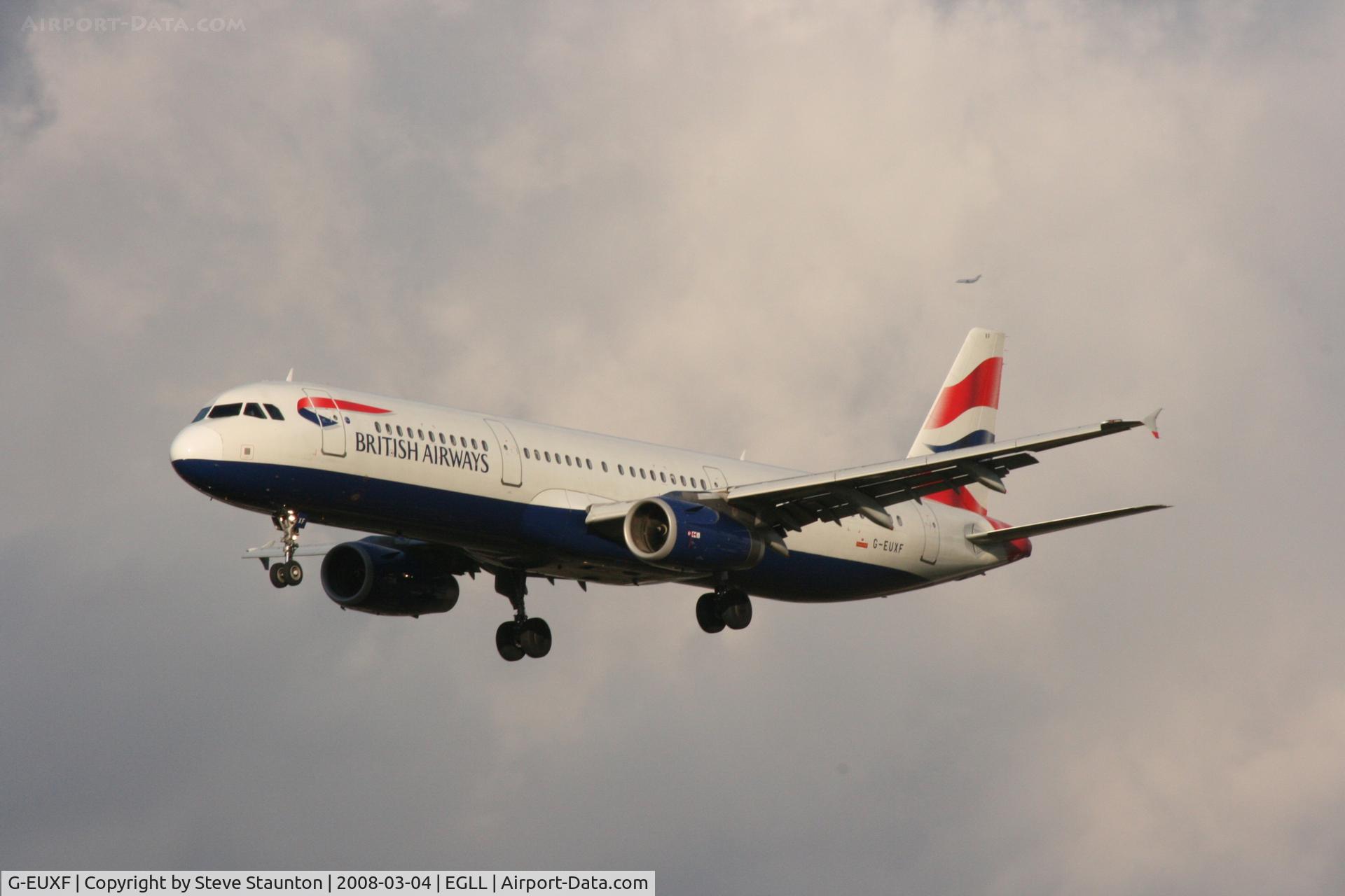 G-EUXF, 2004 Airbus A321-231 C/N 2324, Taken at Heathrow Airport March 2008