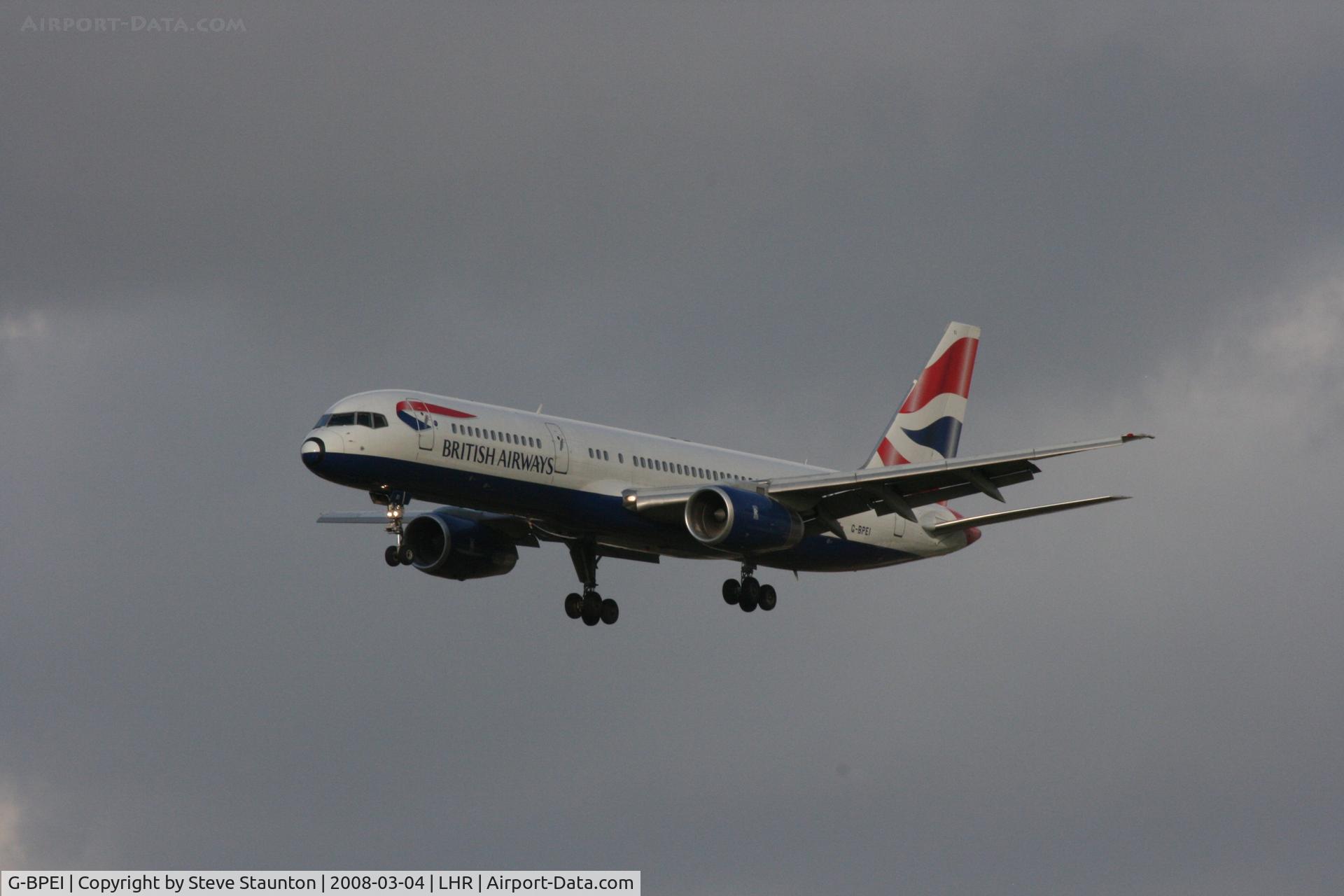 G-BPEI, 1994 Boeing 757-236 C/N 25806, Taken at Heathrow Airport March 2008