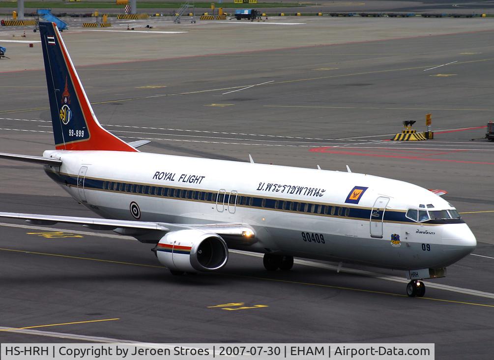 HS-HRH, 1990 Boeing 737-448 C/N 24866, Thai government aircraft