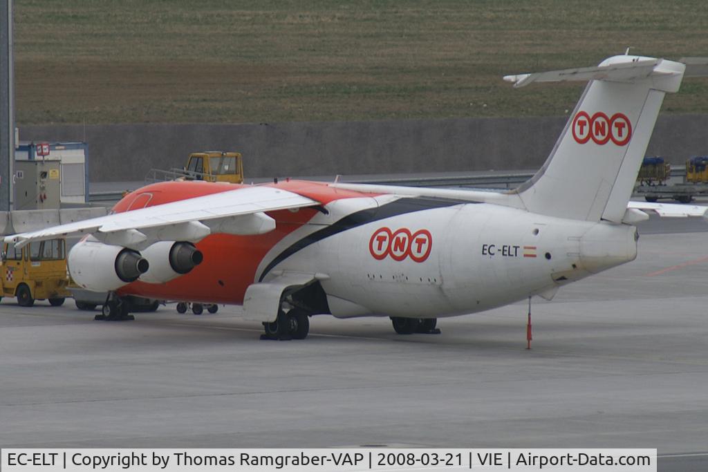 EC-ELT, 1988 British Aerospace BAe.146-200QT Quiet Trader C/N E2102, TNT Airways BAe 146