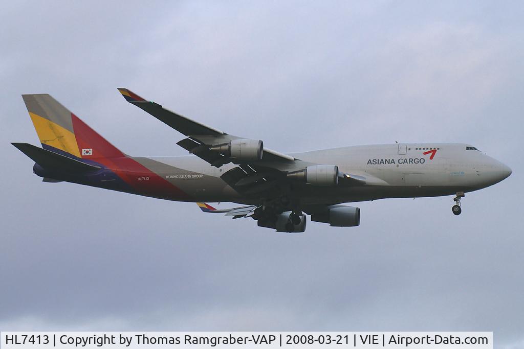 HL7413, 1991 Boeing 747-48ESF C/N 25405, Asiana Airlines Boeing 747-400
