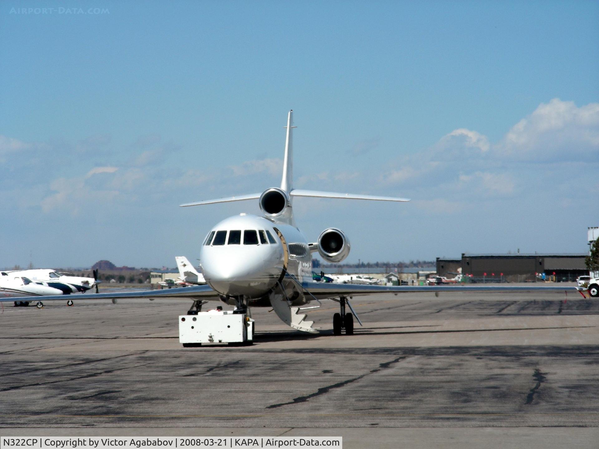 N322CP, 1993 Dassault Falcon 900B C/N 134, engine test is conducted