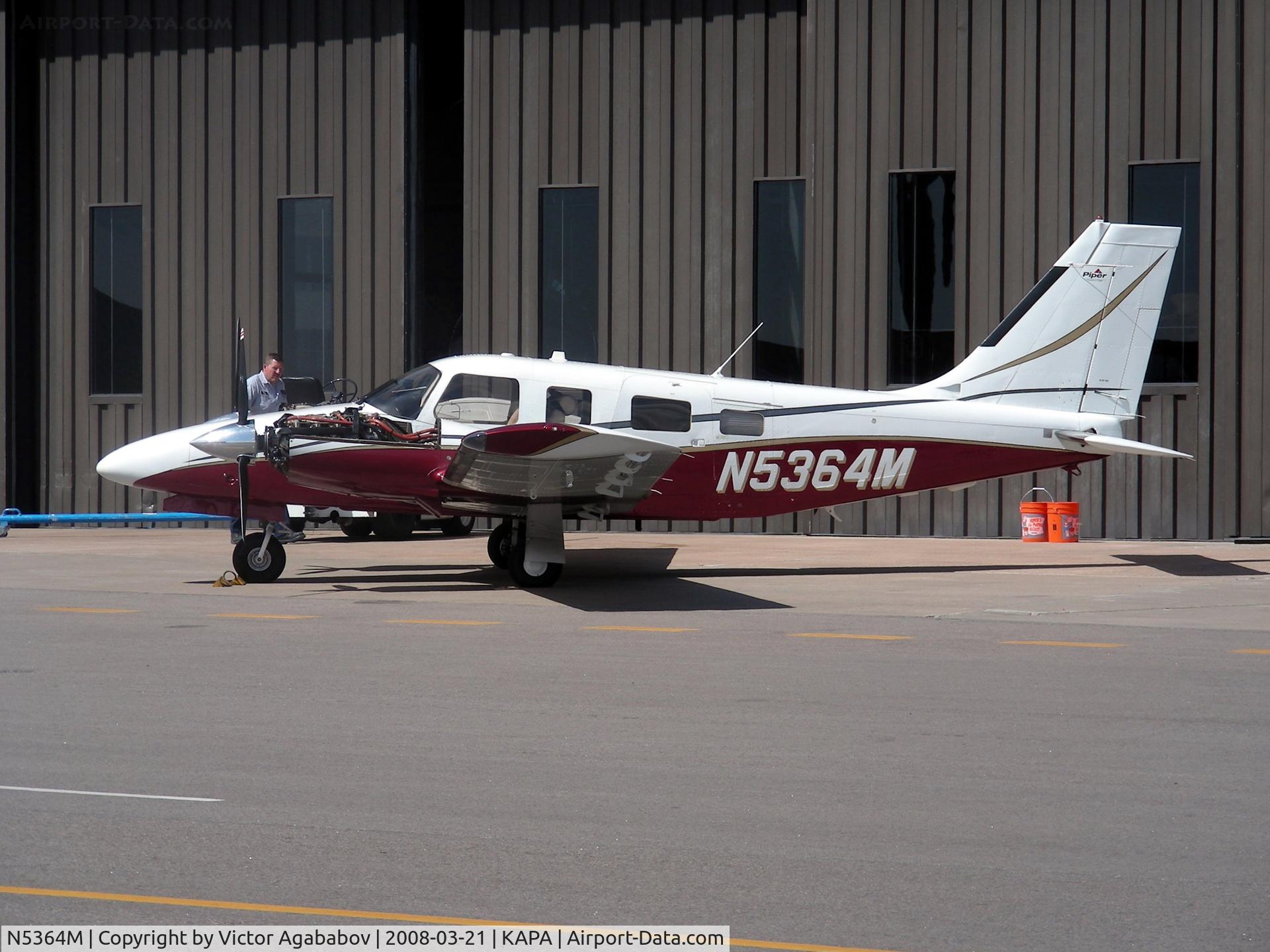 N5364M, 2003 Piper PA-34-200T C/N 3449277, Some engine maintenance at Centennial