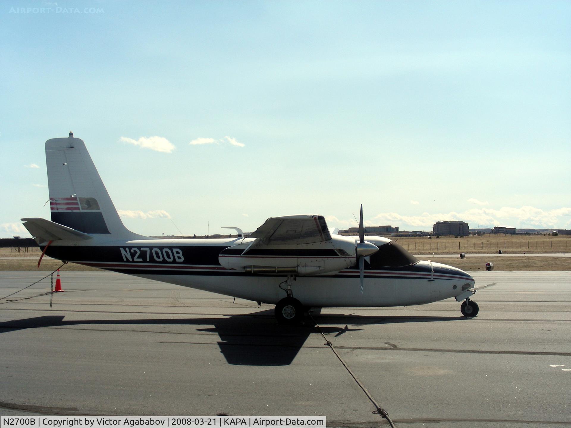 N2700B, 1955 Aero Commander 560 C/N 200, Living its last days probably.