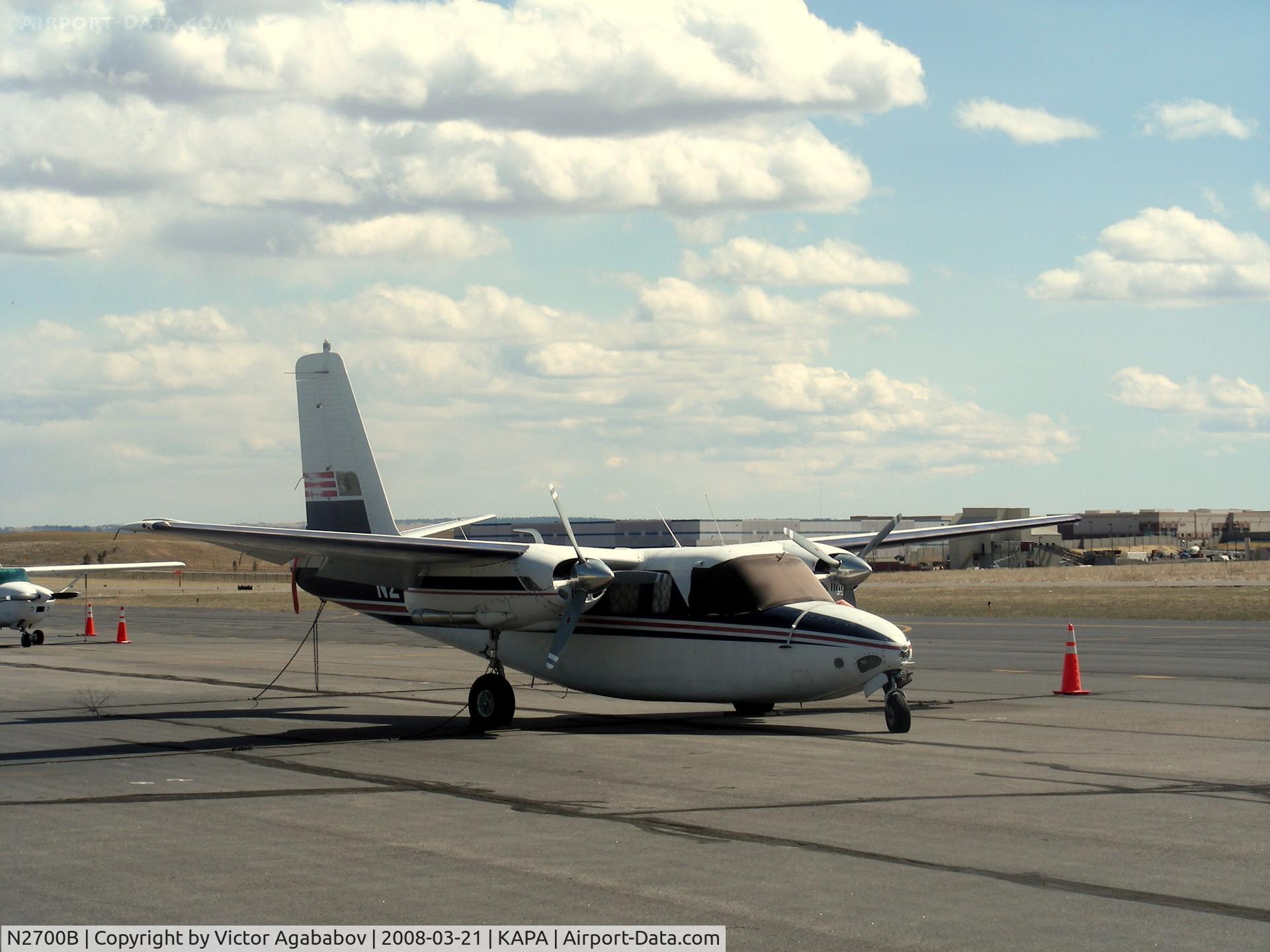 N2700B, 1955 Aero Commander 560 C/N 200, Living its last days probably.