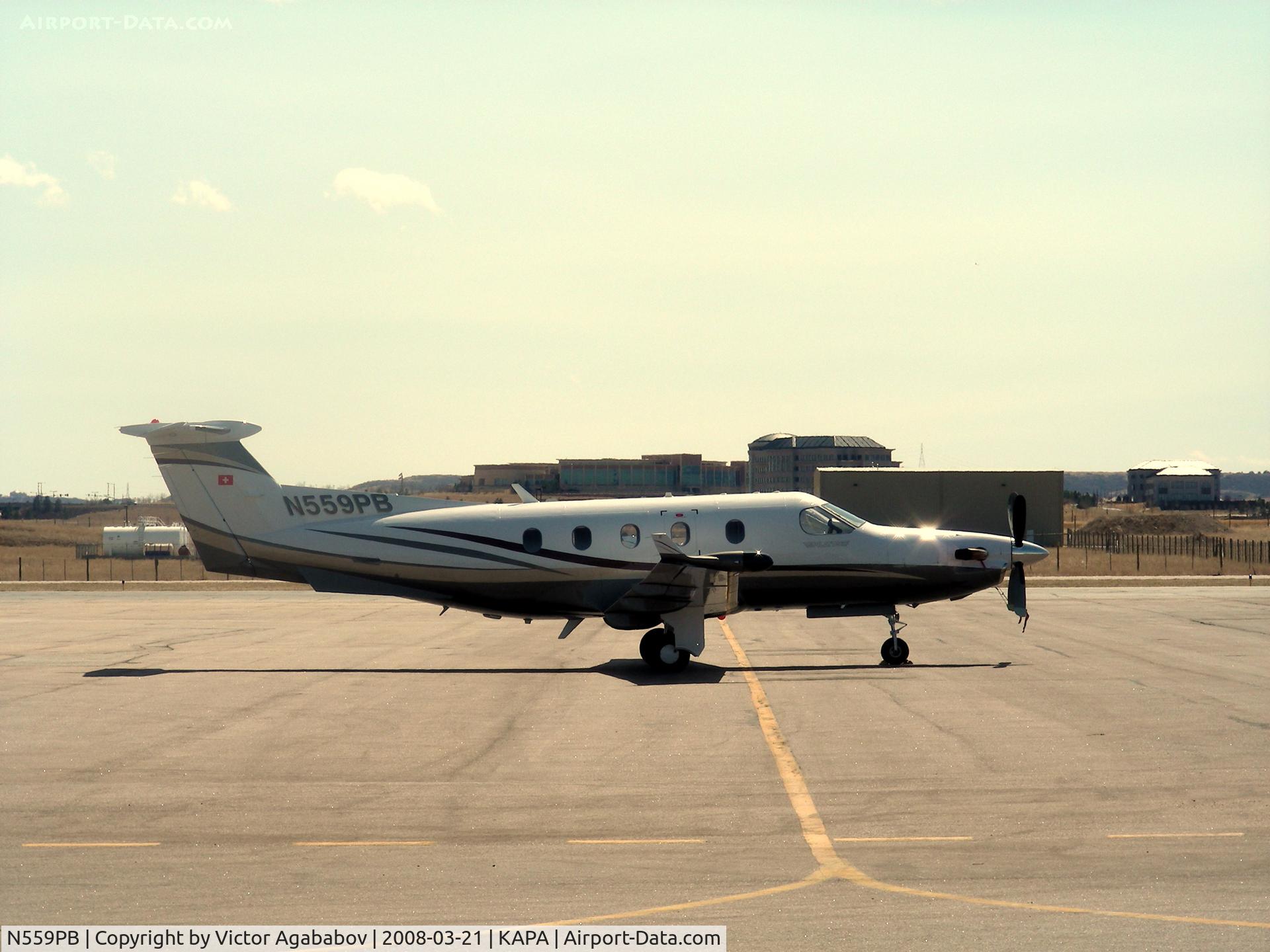 N559PB, 2004 Pilatus PC-12/45 C/N 559, At Centennial