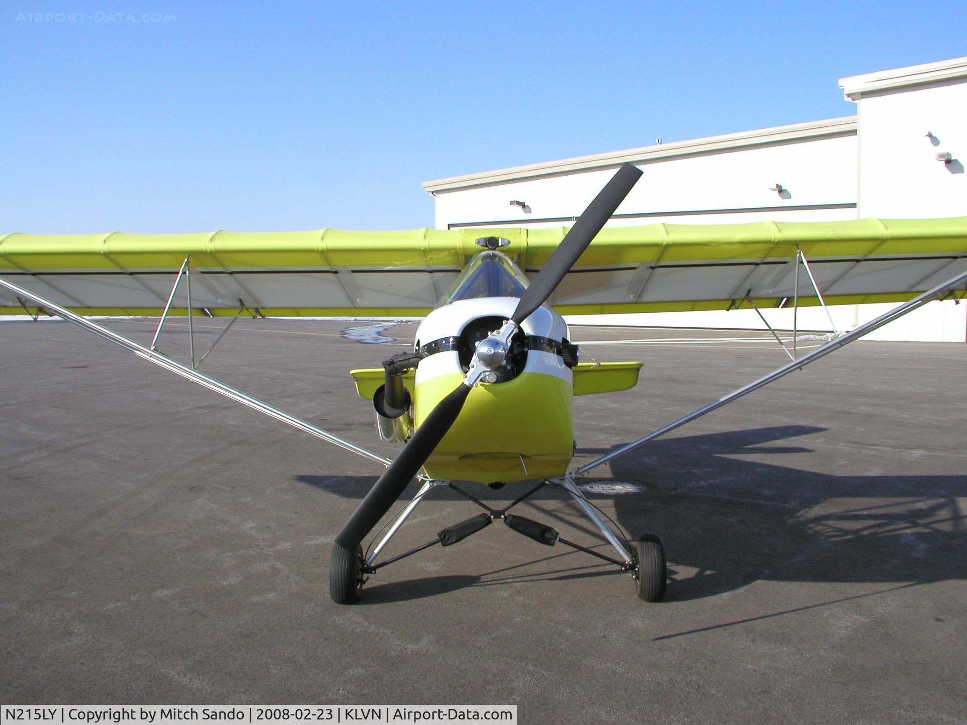 N215LY, 2007 Rans S-4 Coyote I C/N 00299, Parked on the ramp at Airlake.