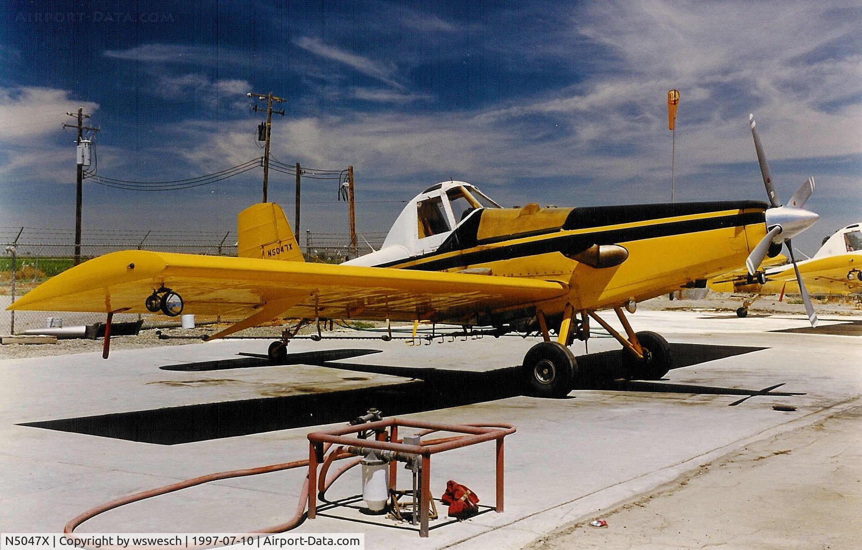 N5047X, 1978 Ayres S-2R C/N 2413R, 1978 Ayres Thrush S2R-600, #2413R.  Machado Dusters - Stratford, California.