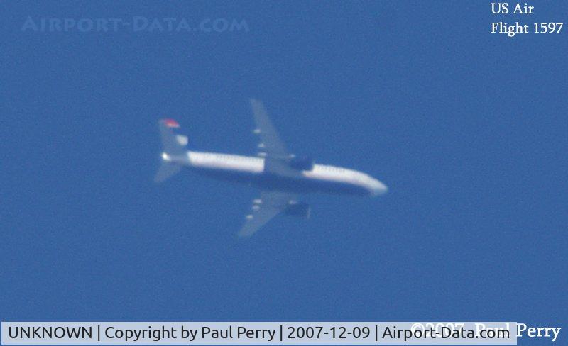 UNKNOWN, Contrails Various C/N Unknown, Near the end of her Charlotte to Norfolk flight