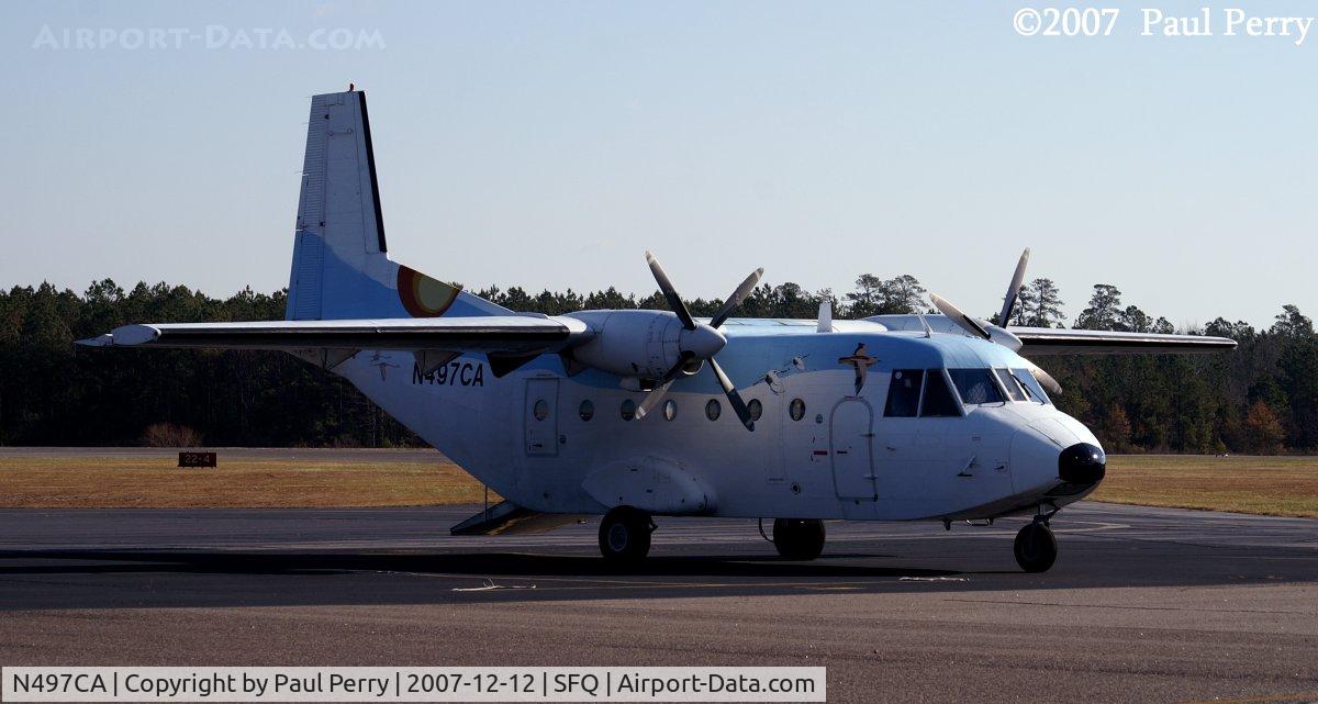 N497CA, 1983 CASA C-212-200 Aviocar C/N 291, Sidling up closer to this Aviocar