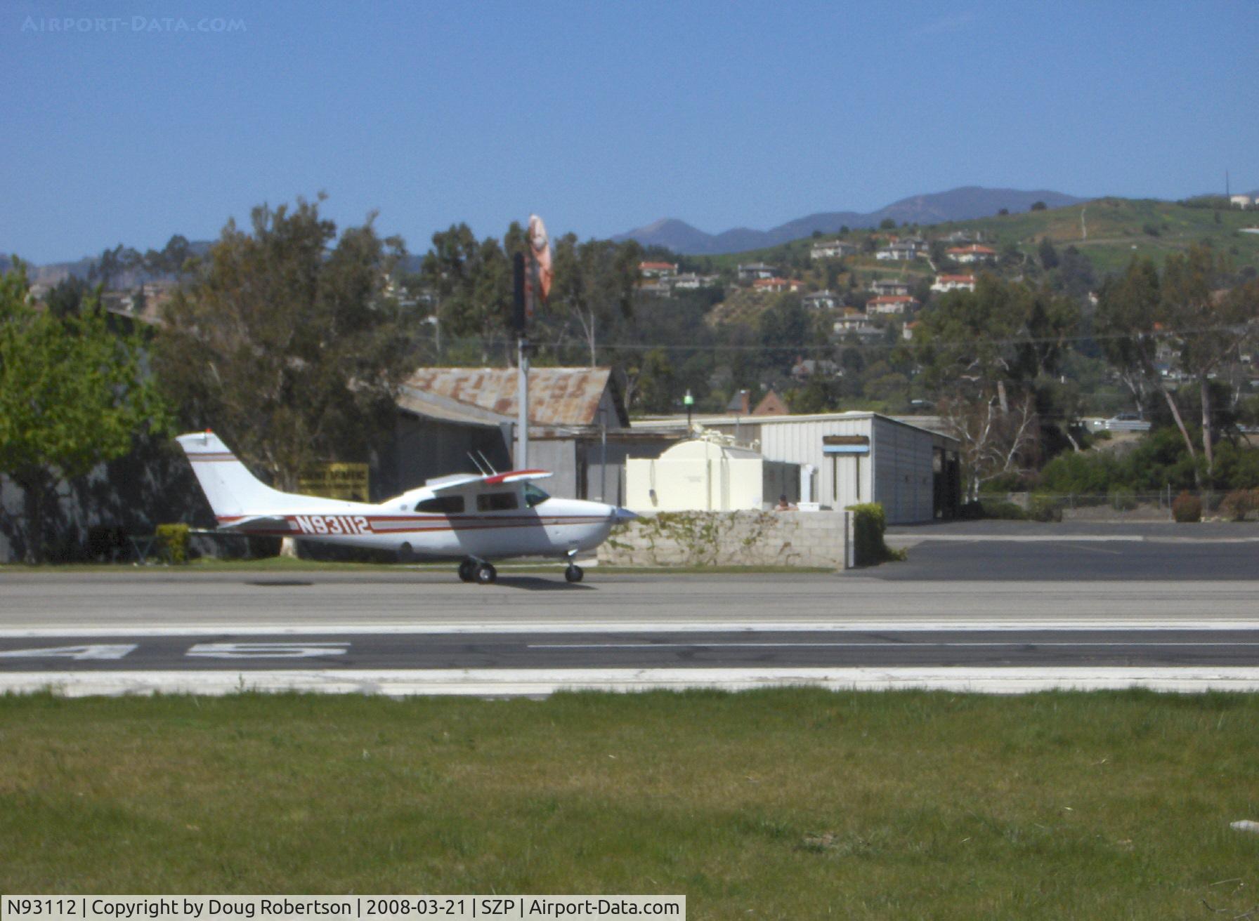 N93112, 1974 Cessna 210L Centurion C/N 21060267, 1974 Cessna 210L CENTURION, Continental IO-520-L 300/285 Hp, taxi back after landing Rwy 22