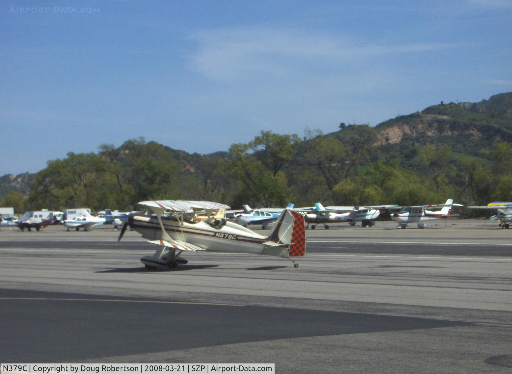 N379C, 1979 Stolp SA-300 Starduster Too C/N 502, 1979 Cleveland STARDUSTER SA-300, Lycoming IO-360, taxi to Rwy 22