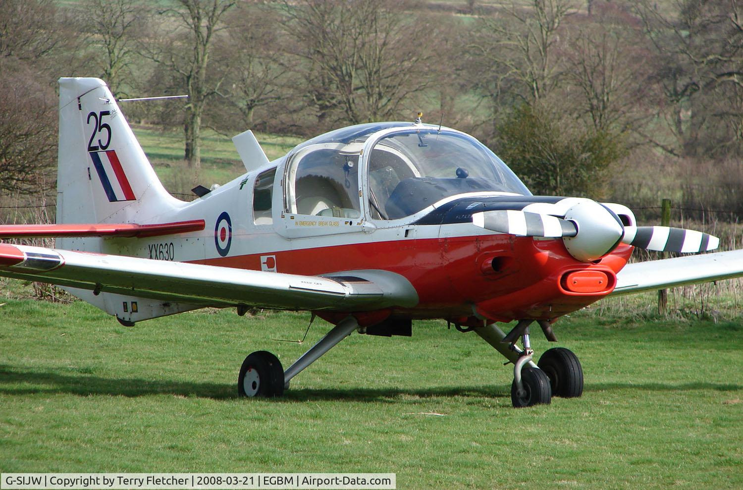 G-SIJW, 1974 Scottish Aviation Bulldog Series 120 Model 121 C/N BH120/295, This Bulldog 120 wears marks XX630