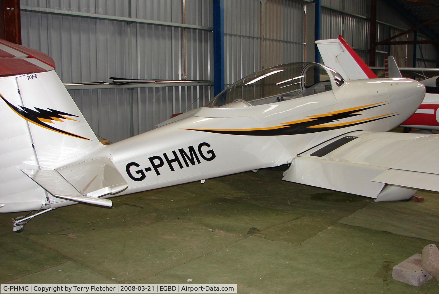 G-PHMG, 2007 Vans RV-8 C/N PFA 303-13639, New Vans RV-8 at Derby Eggington