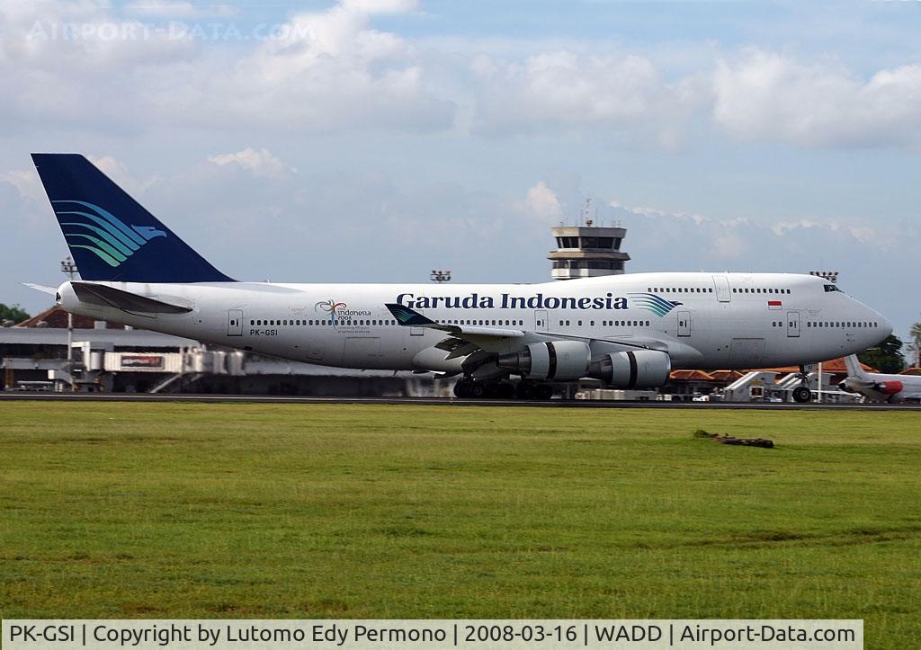 PK-GSI, 1992 Boeing 747-441 C/N 24956, Garuda