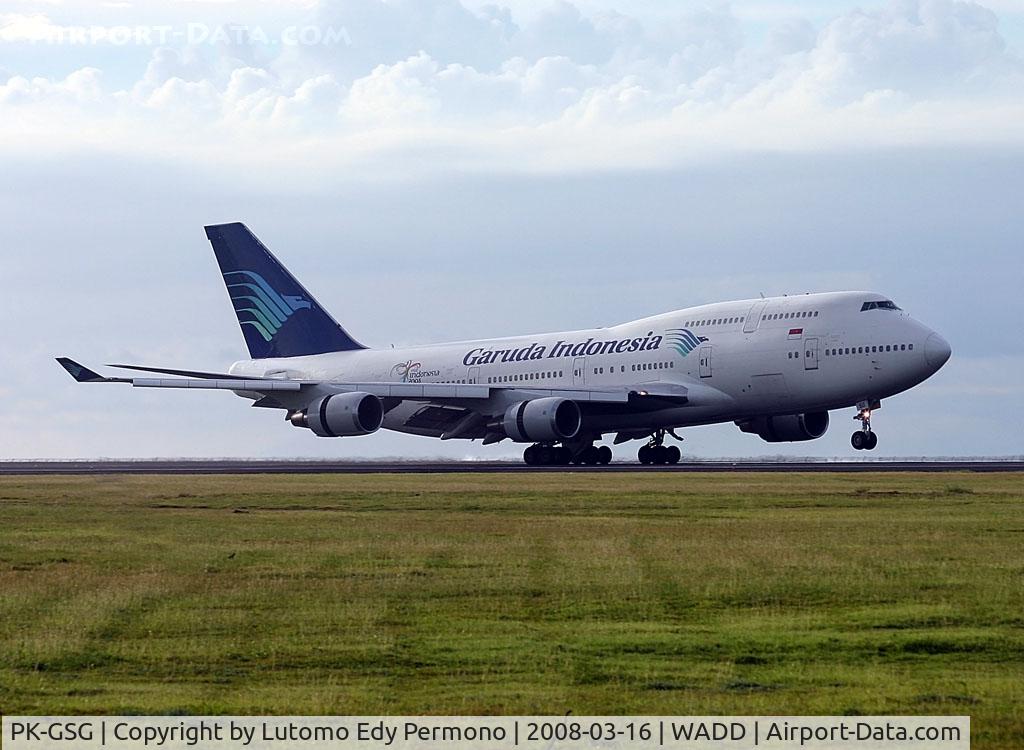 PK-GSG, 1993 Boeing 747-4U3 C/N 25704, Garuda