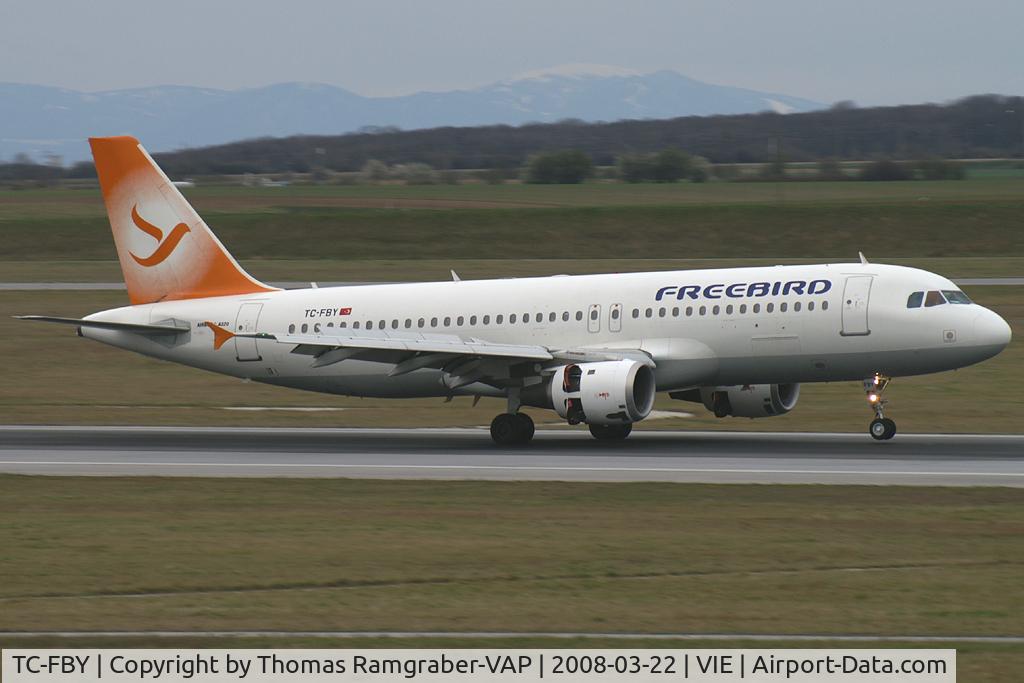 TC-FBY, 1991 Airbus A320-211 C/N 283, Freebird Airlines Airbus A320