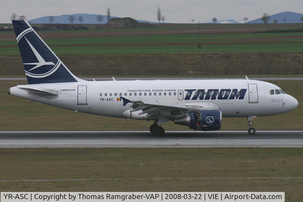 YR-ASC, 2007 Airbus A318-121 C/N 3220, Tarom Airbus A318