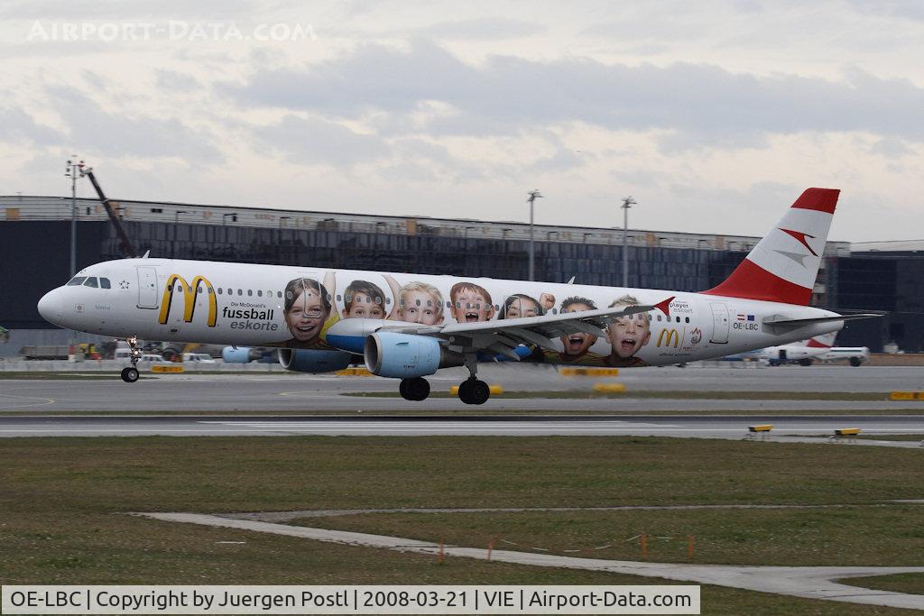 OE-LBC, 1996 Airbus A321-111 C/N 581, Airbus A321-111