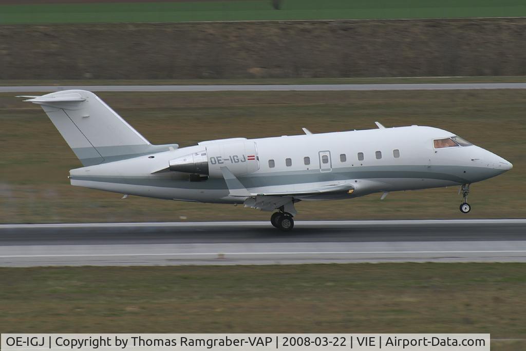 OE-IGJ, 2004 Bombardier Challenger 604 (CL-600-2B16) C/N 5598, Global Jet Canadair CL600 Challenger