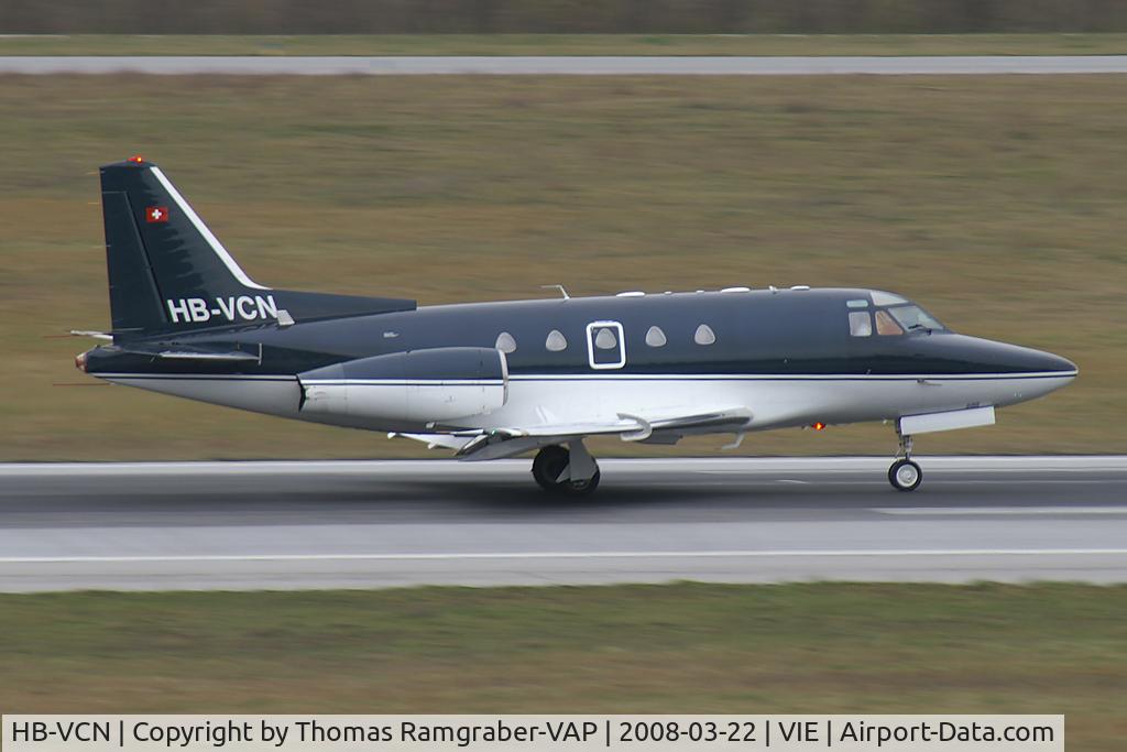 HB-VCN, 1980 Rockwell International NA-265-65 Sabreliner 65 C/N 465-32, Sonnig Rockwell Sabreliner