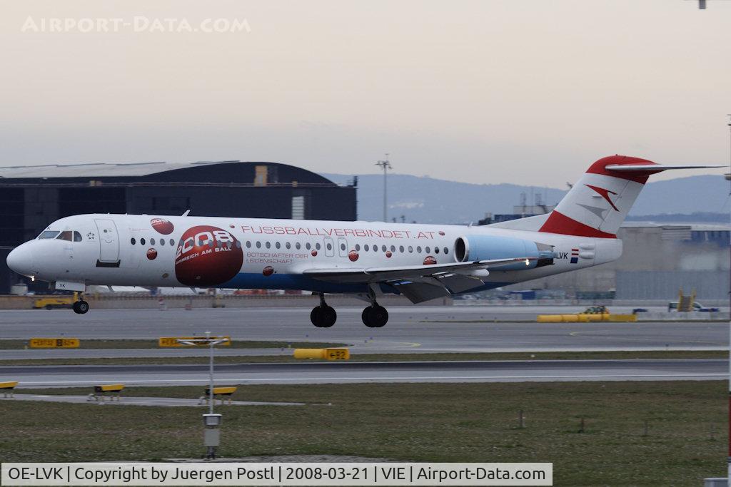 OE-LVK, 1992 Fokker 100 (F-28-0100) C/N 11397, Fokker100