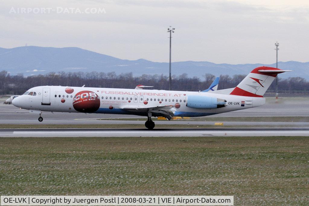 OE-LVK, 1992 Fokker 100 (F-28-0100) C/N 11397, Fokker100