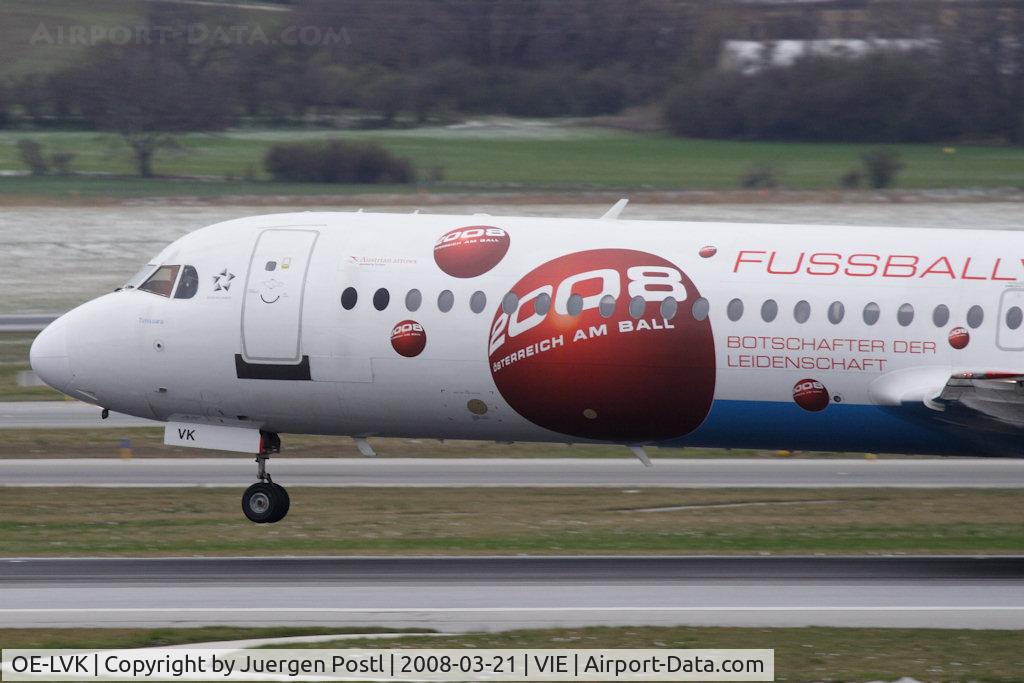 OE-LVK, 1992 Fokker 100 (F-28-0100) C/N 11397, Fokker100