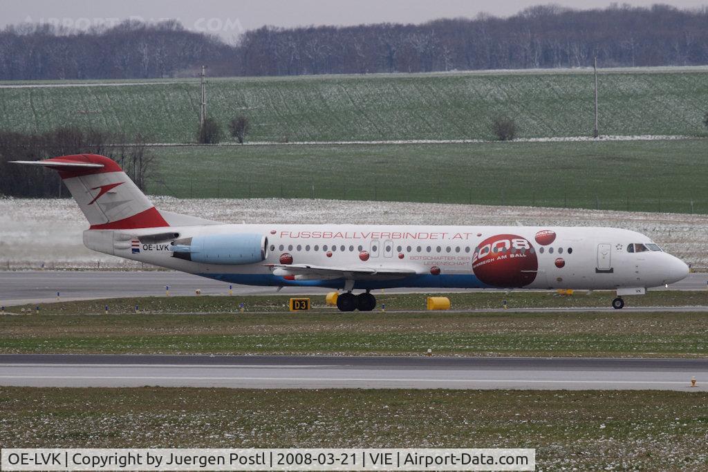 OE-LVK, 1992 Fokker 100 (F-28-0100) C/N 11397, Fokker100