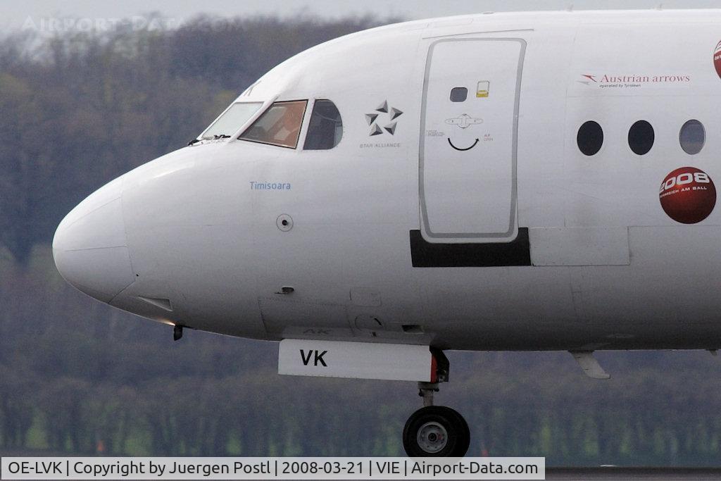 OE-LVK, 1992 Fokker 100 (F-28-0100) C/N 11397, Fokker100