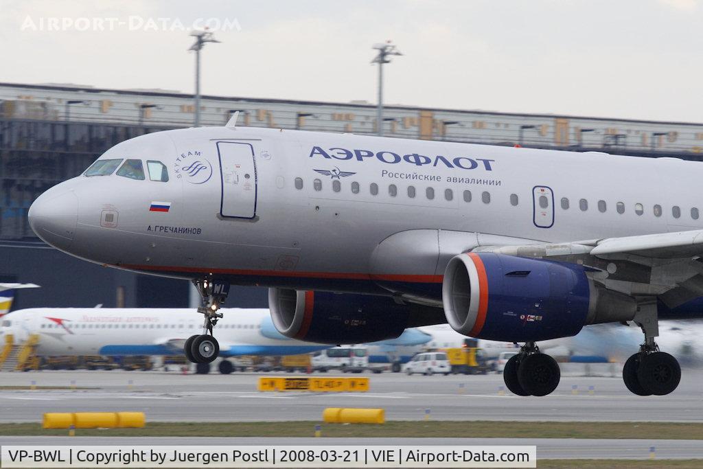 VP-BWL, 2004 Airbus A319-111 C/N 2243, Airbus A319-111