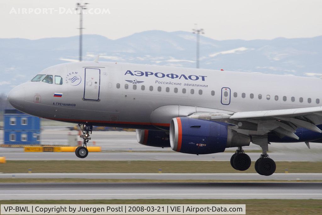 VP-BWL, 2004 Airbus A319-111 C/N 2243, Airbus A319-111