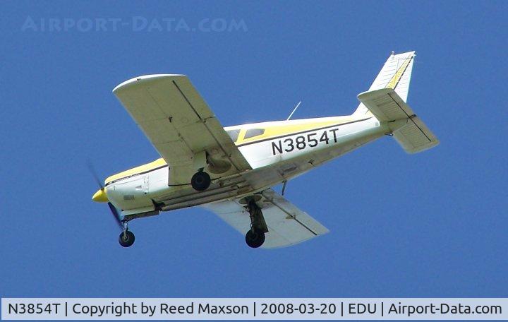 N3854T, 1967 Piper PA-28R-180 Cherokee Arrow C/N 28R-30176, On base for 16, University Airport, Davis, CA
