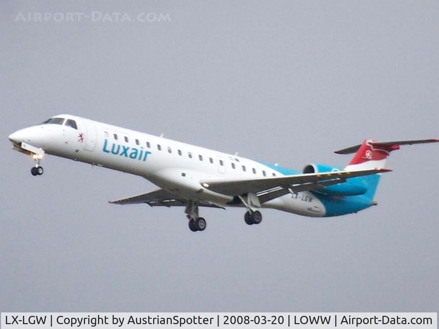LX-LGW, 1999 Embraer EMB-145LU (ERJ-145LU) C/N 145135, LuxAir